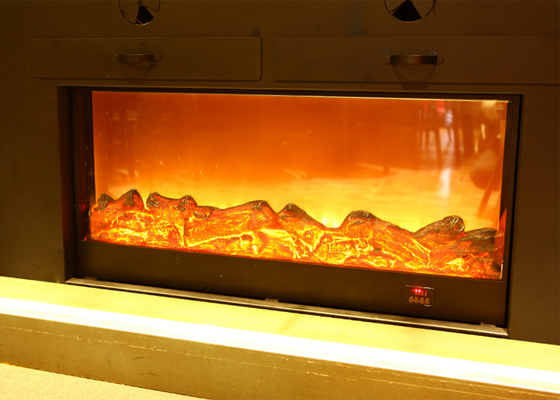 Машины гриля рыб нагрева электрическим током угля камина стиль имитационной европейский