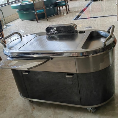 Купить Таблица гриля Hibachi нержавеющей стали таблицы гриля теппаньяки газа мобильная online manufacture