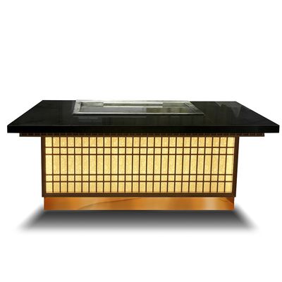 Купить Commercial Teppanyaki Grill Table 8000W Electric 20mm Alloy Steel Производство в сети