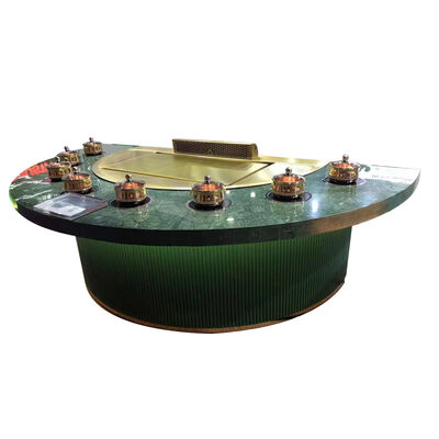 Купить Custom Multifunction 7 Seats Teppanyaki Grill Table with 16mm Thick Cold-Rolled Copper Plate Производство в сети