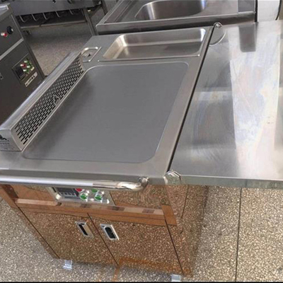 Коммерчески газ оборудования ресторана/Griddles индукции электрические жарят мобильную таблицу теппаньяки