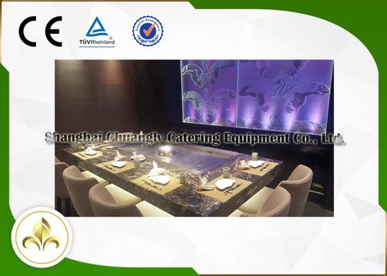 Газ легированной стали/электромагнитная на открытом воздухе таблица Hibachi с утонутым воздуховодом