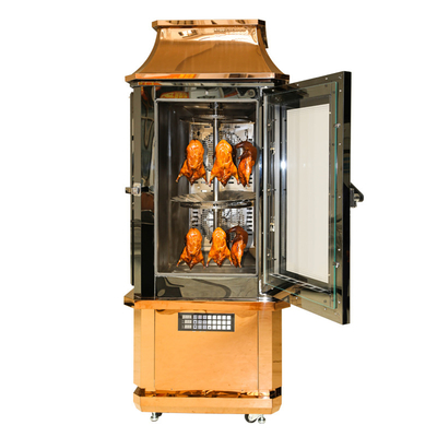 Вертикаль машины гриля Rotisserie цыпленка утки S/S электрическая со стеклянной дверью