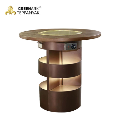 GREENARK Маленький электрический медный стол для гриля Teppanyaki
