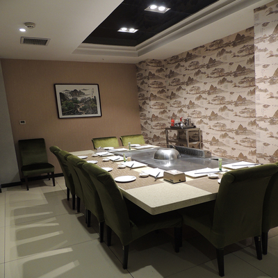 Коммерческий стол для гриля теппаньяки, сплав стали 20 мм, 8000 Вт