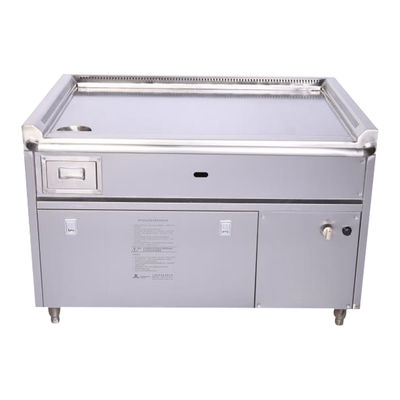 Commercial Stainless Steel Gas Smokeless Teppanyaki Grill Table with 8000W Power and 220-240V/380V Voltage