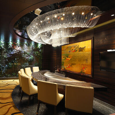 Stainless Steel Teppanyaki Grill Table with 450*420mm Cooking Area Electrostatic Oil Fume Purifier and Customized Logo