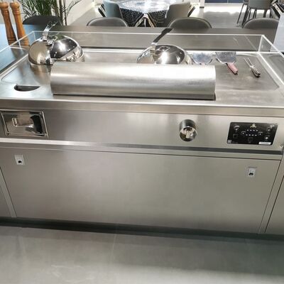 Коммерческий японский гриль Хибачи, стол на 8 человек, теппаньяки для ресторана