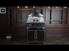 Пиццерия из вулканического камня. Умная коммерческая печь 600°C.