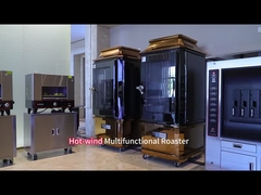 Машина для жарки уток с горячим ветром Многофункциональная печь с стеклянной дверью Авточистка